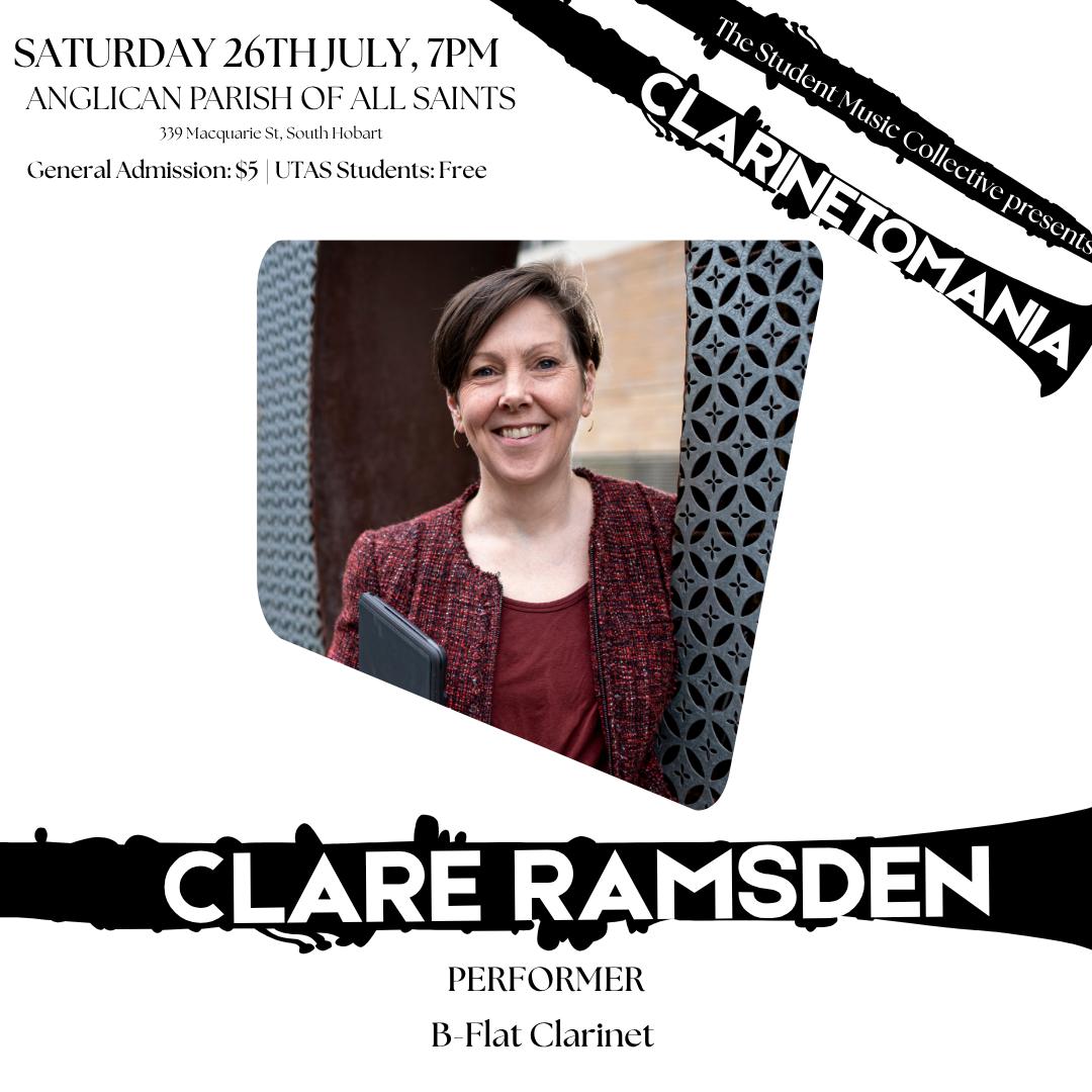 Student - Meet CLARE RAMSDEN - Performer Clare is a leading clarinetist ...