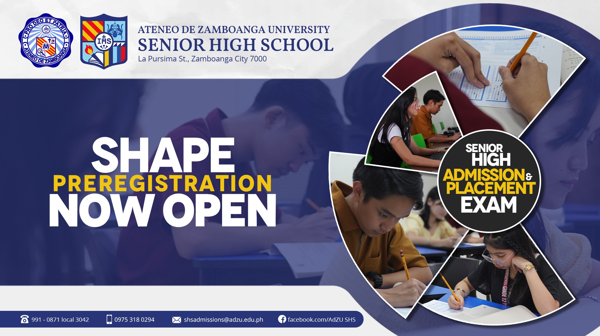 Ateneo - ANUNCIO SHS| Pre-registration for Grade 11 Admission is NOW ...