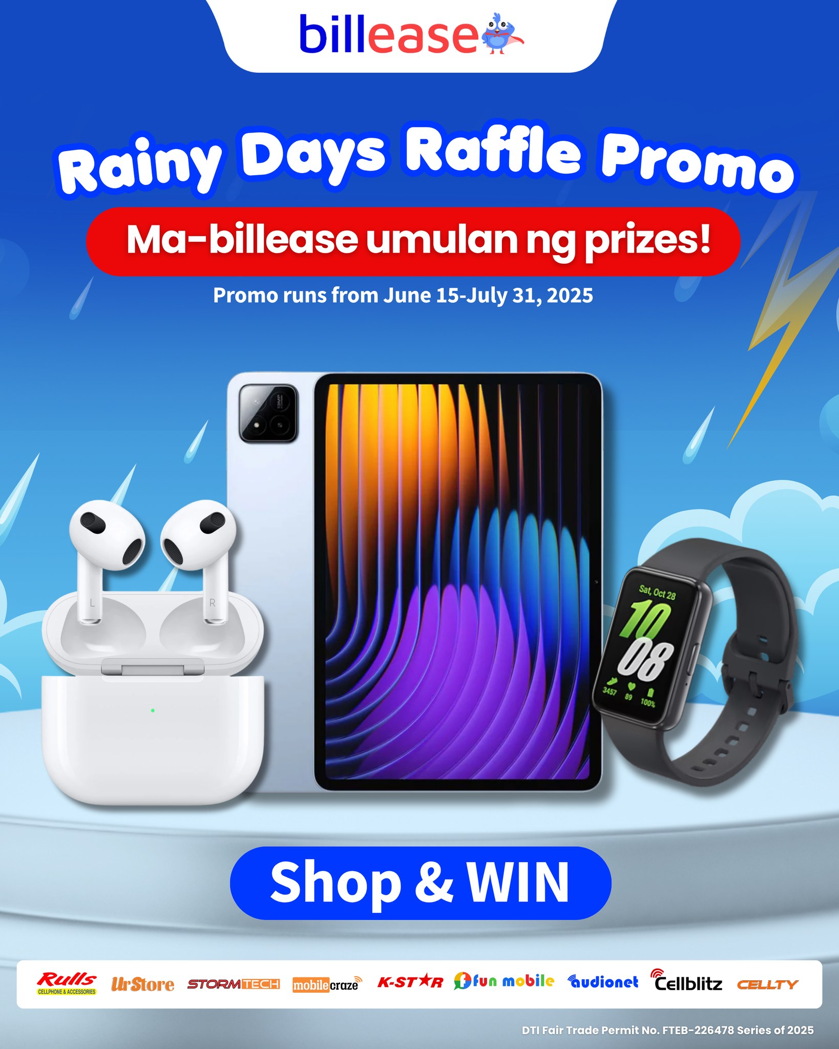 Billease - ICYM: May pa raffle ang Billease at RULLS 🤩... | Facebook