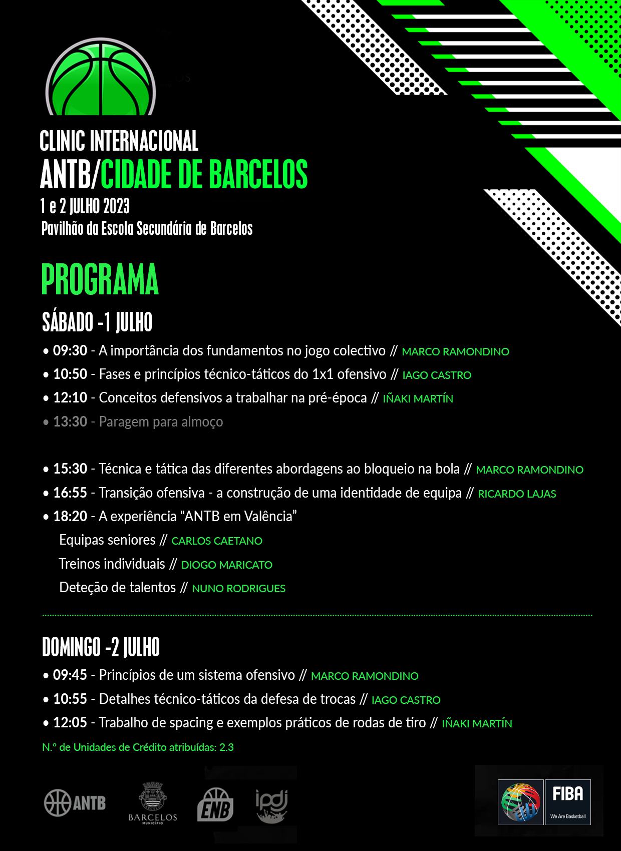 ‼️📢📚🏀 INSCRIÇÕES ABERTAS: Clinic... - ANTB Basquetebol
