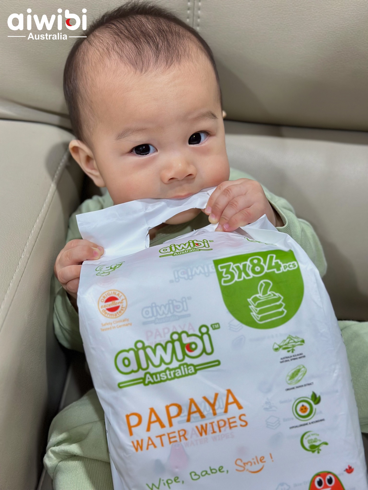 Aiwibi.MY - 👶Mummy, can I eat Aiwibi Papaya Water Wipes? It looks ...