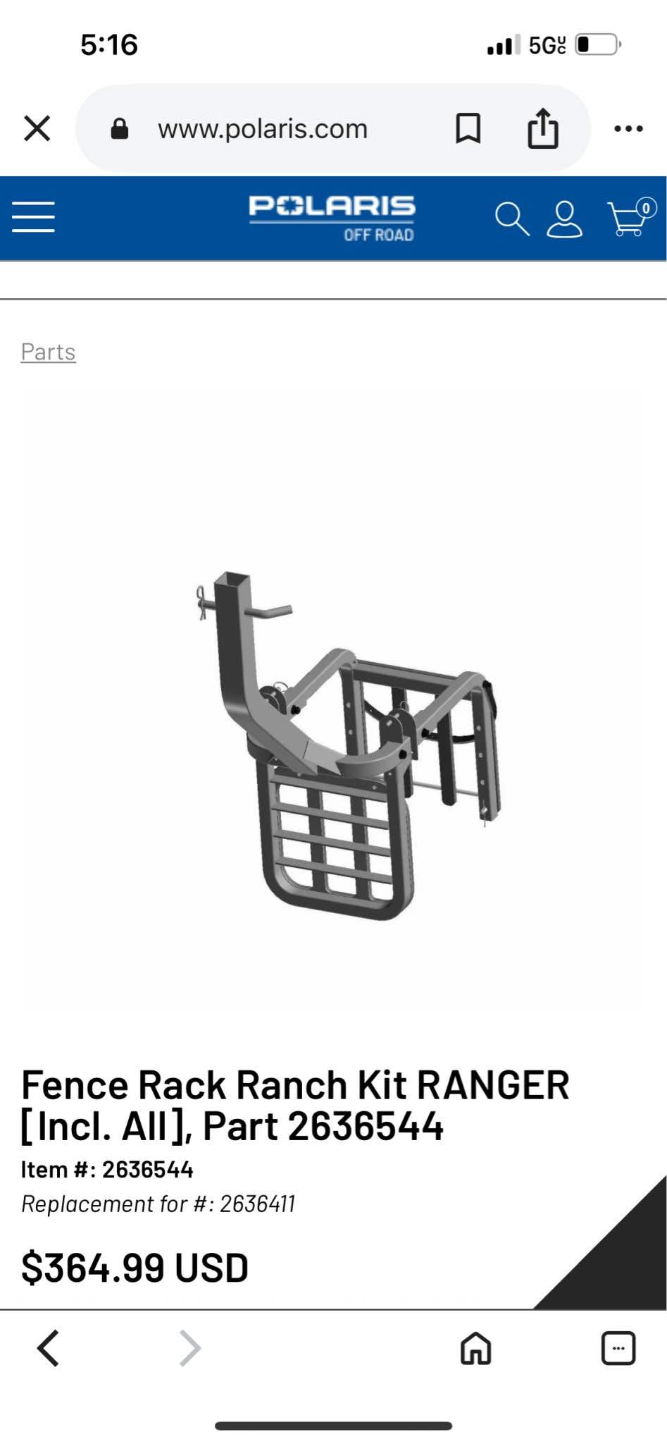 Ranger fence rack - Car Exterior Parts - Maple Lake, Minnesota ...