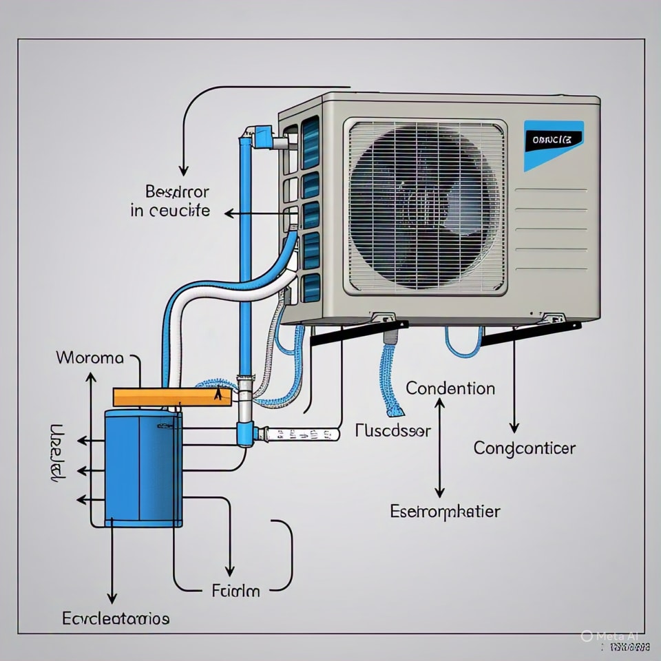 Plumbing - a detailed diagram of an air conditioning system ...