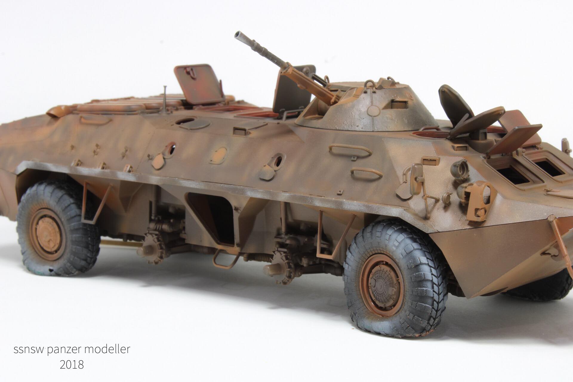 BTR-70. Afganistan. Zvezda 1/35. 188 HES 四