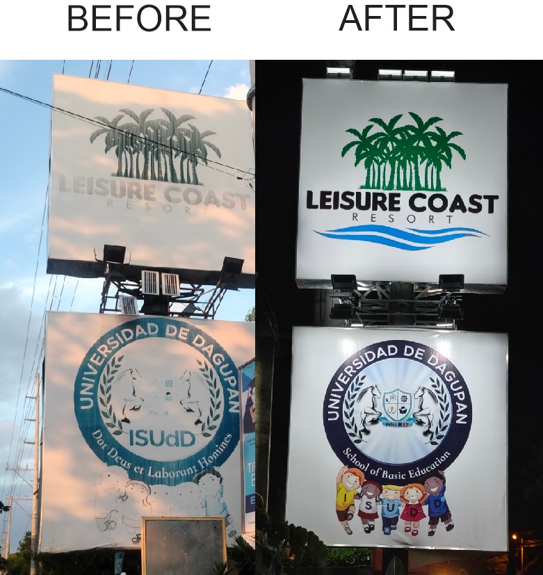 Signage - SIGNAGE TRANSFORMATION COMPLETE! Leisure Coast Resort ...
