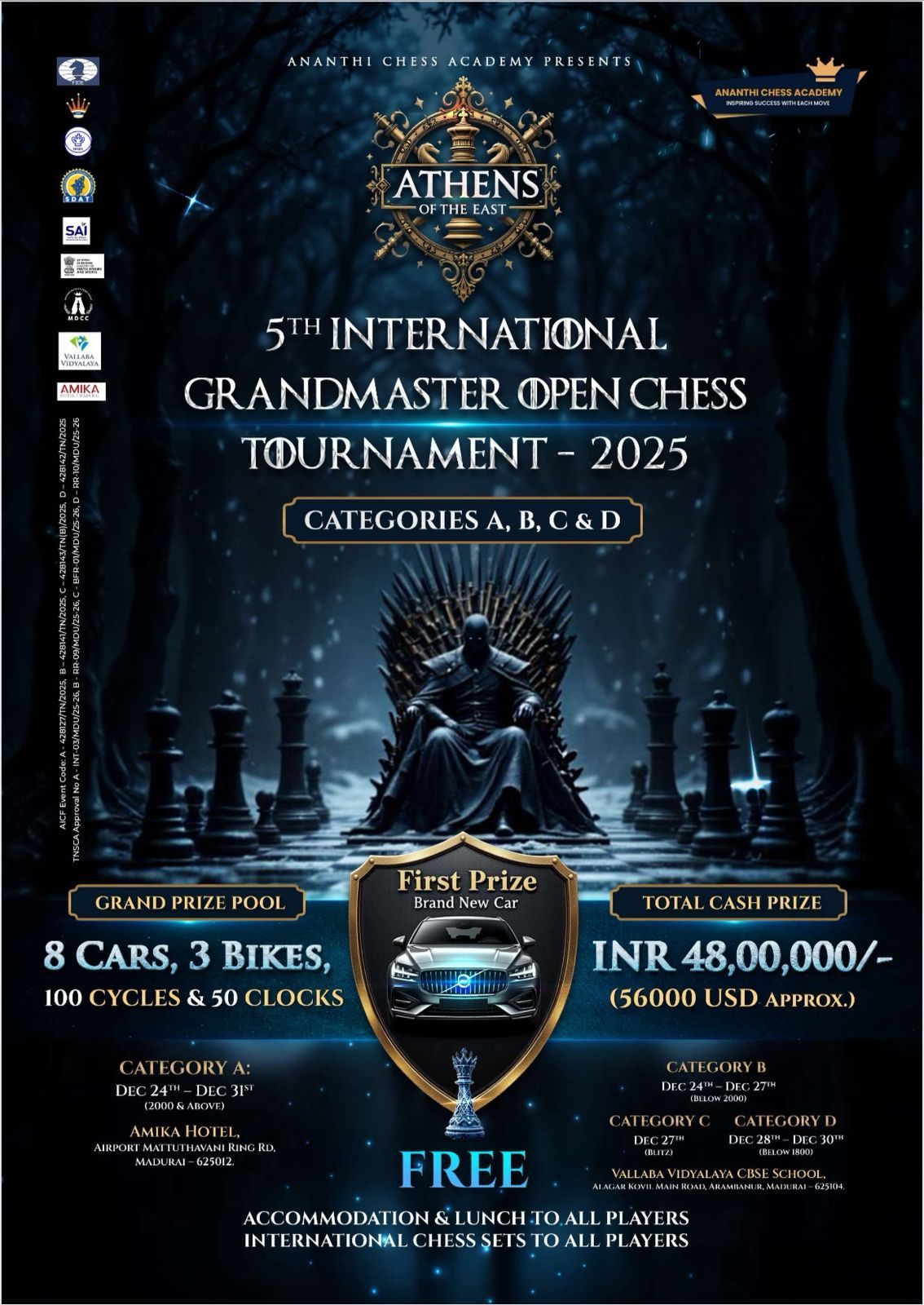 *⭐ 5th INTERNATIONAL GRANDMASTER OPEN... - Capa Chess Academy | Facebook