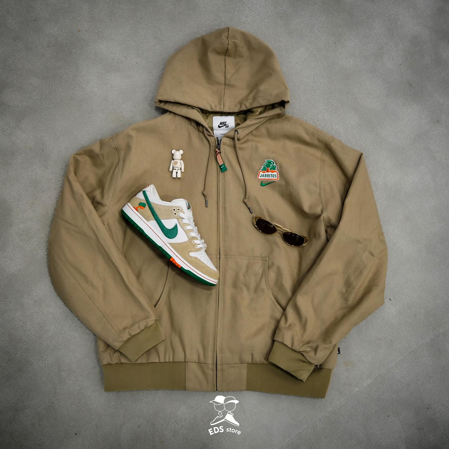 Veste Matelassée Nike Jarritos - Taille M Homme - Couleur Beige - Neuve Avec Étiquettes