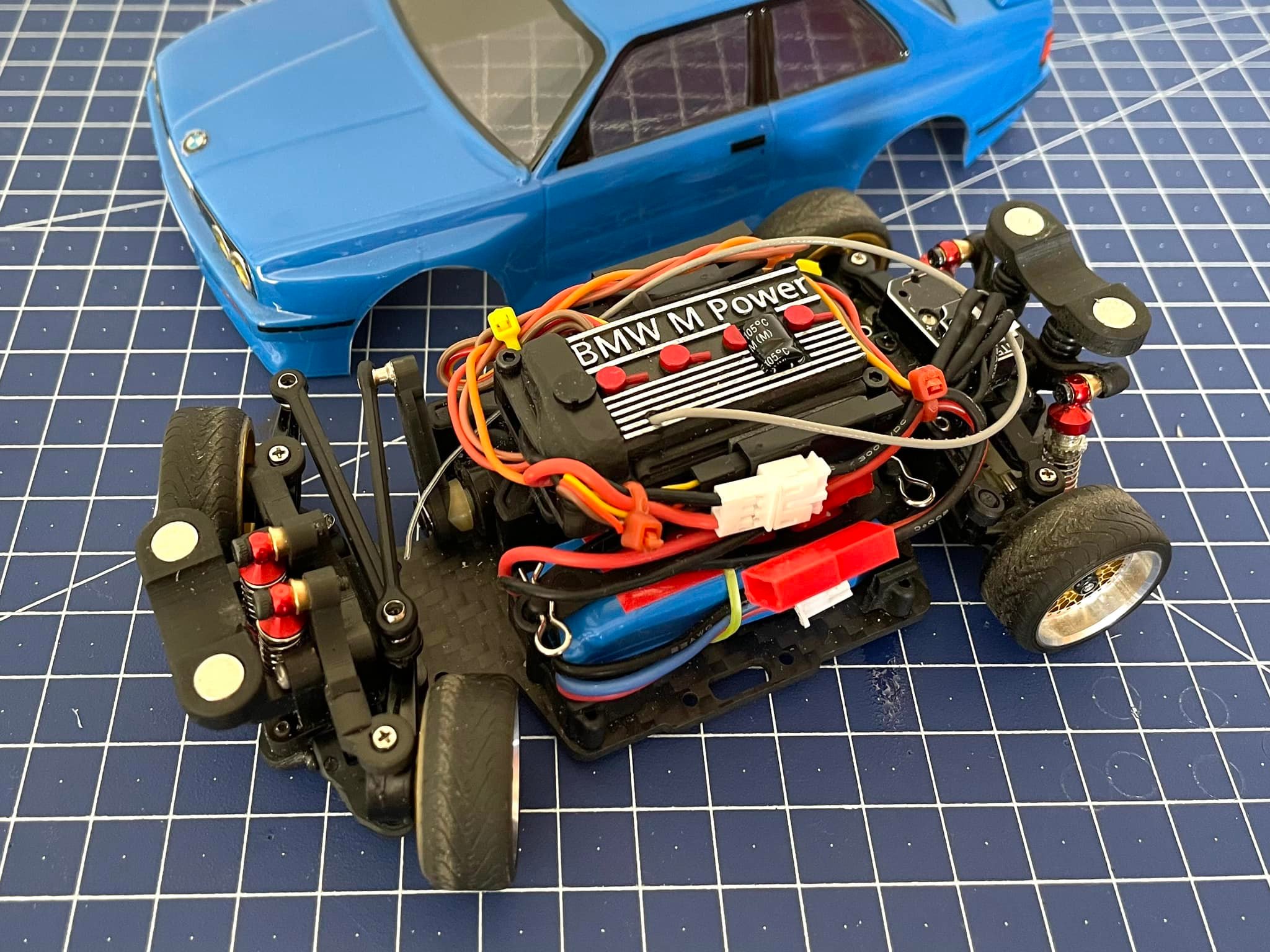 Drift Boy's custom RC drift car with sound system