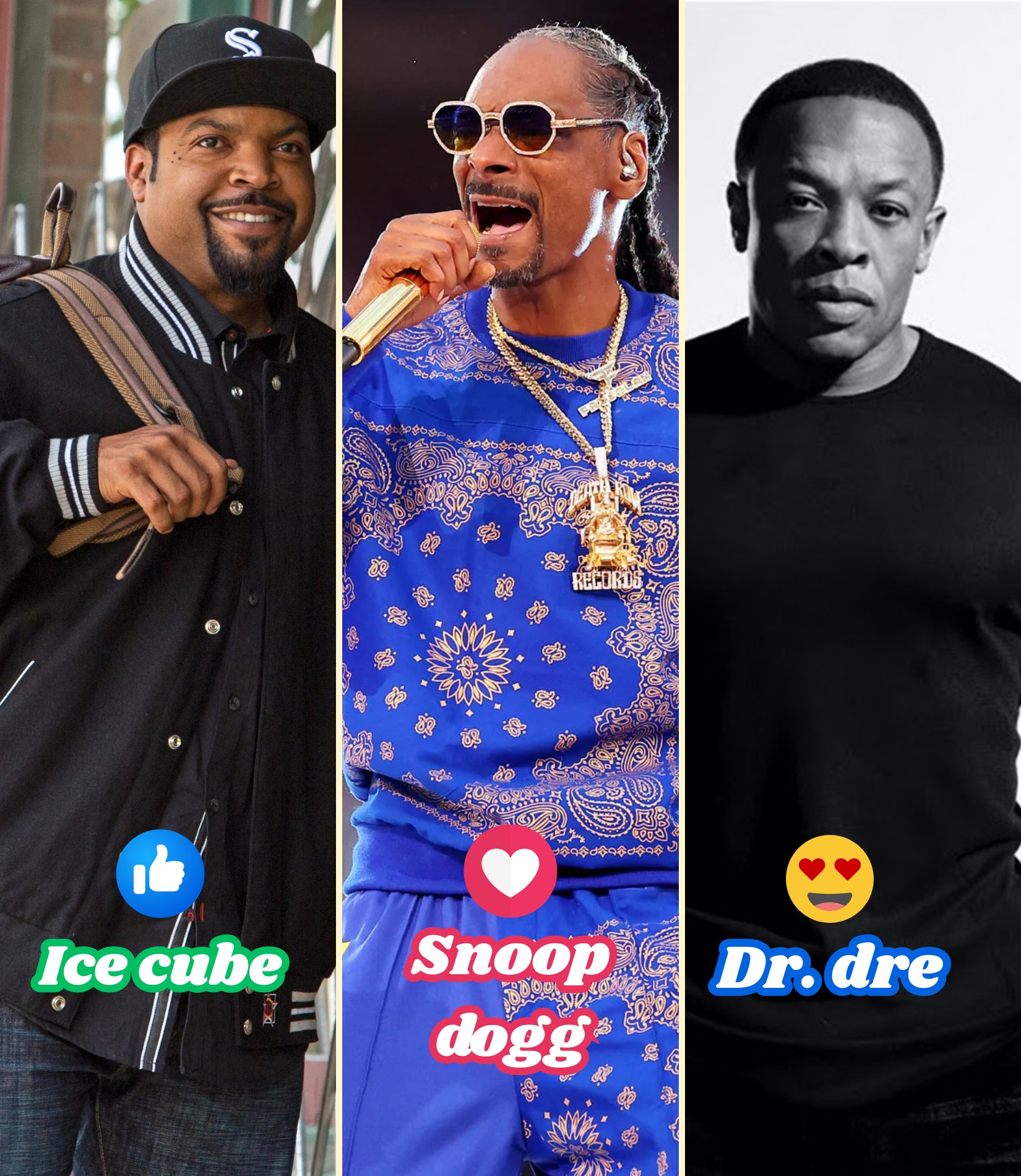 👍ICE CUBE // ❤SNOOP DOGG // 😍DR.DRE 👍 Ice Cube Ice Cube's