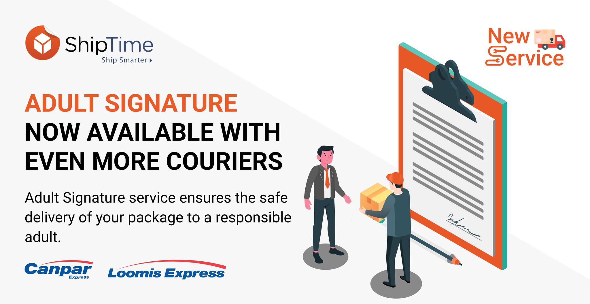 ShipTime - 🖊️ Adult Signature is Now Available with Canpar... | Facebook
