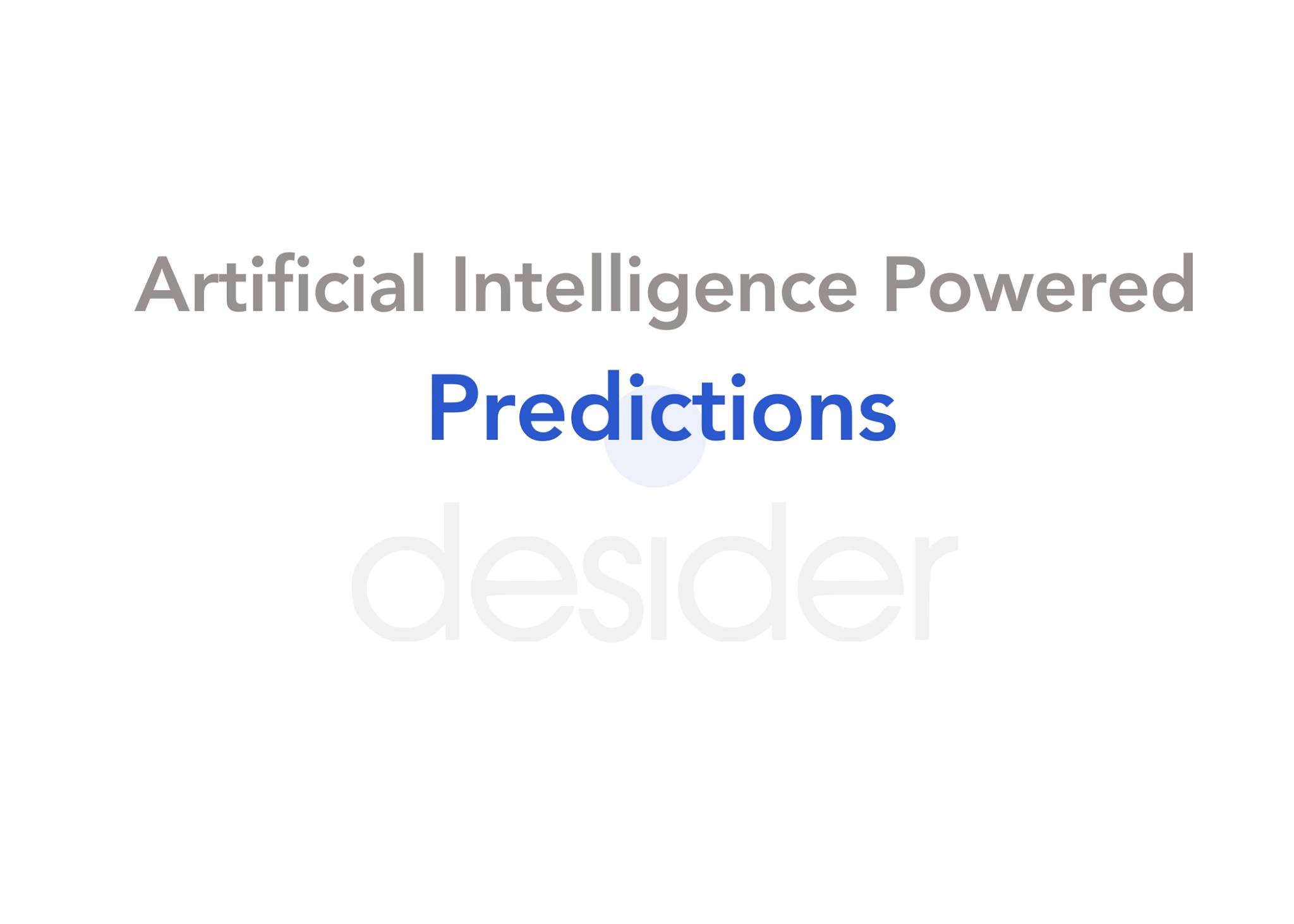 Desider - Artificial Intelligence Powered 