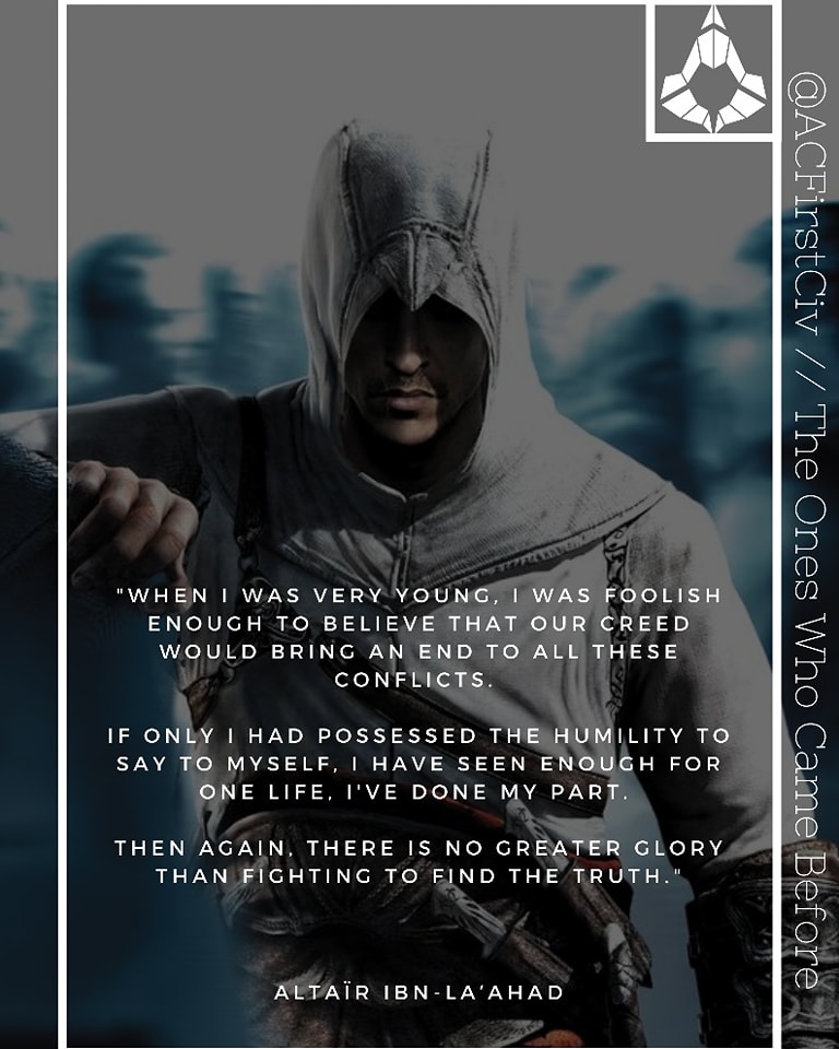 I was foolish enough to believe that our Creed would bring an end