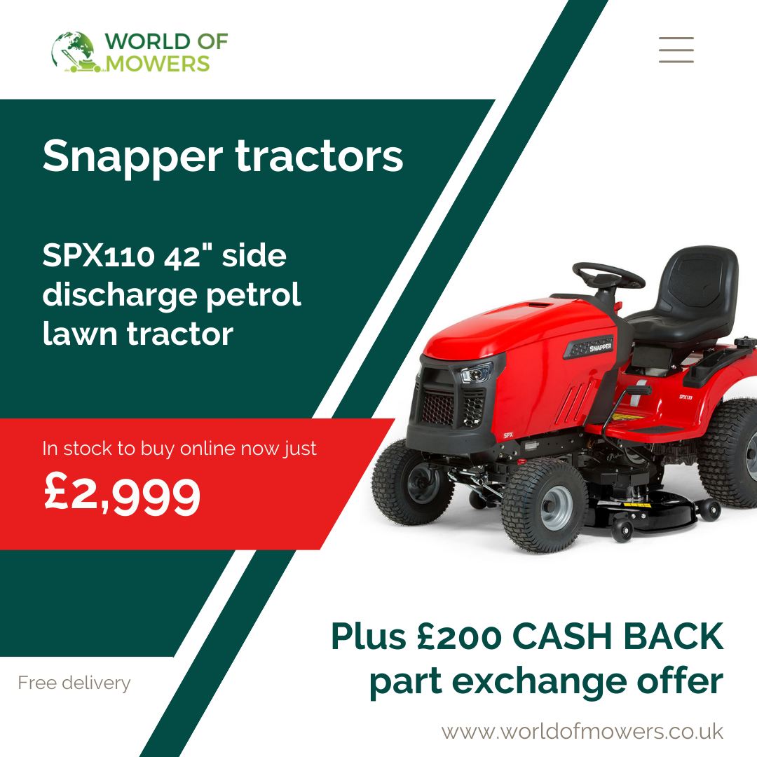 World - Buy online with free delivery here: https://www.worldofmowers ...