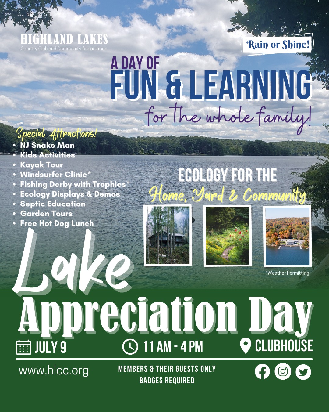 Highland - Hello, lake lovers! July is Lakes Appreciation Month and to ...