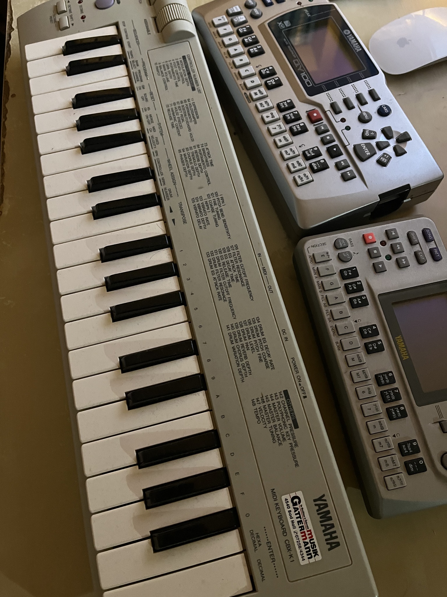 Historic Yamaha CBX-K2 Midi Controller Keyboard Used in Marilyn