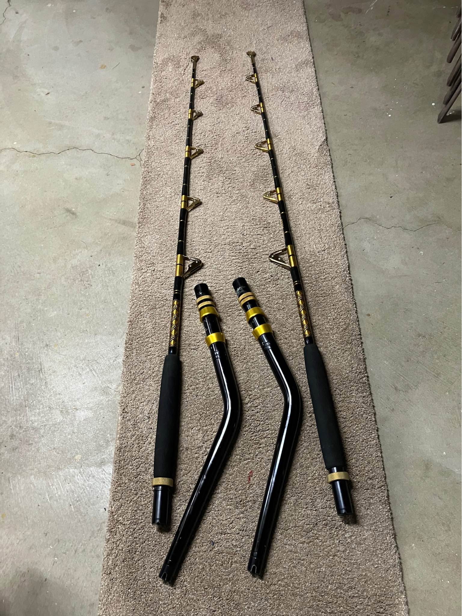 2 Profile Bent Butt 130lb. Class Tuna Rods - Fishing Rods - Newbury ...