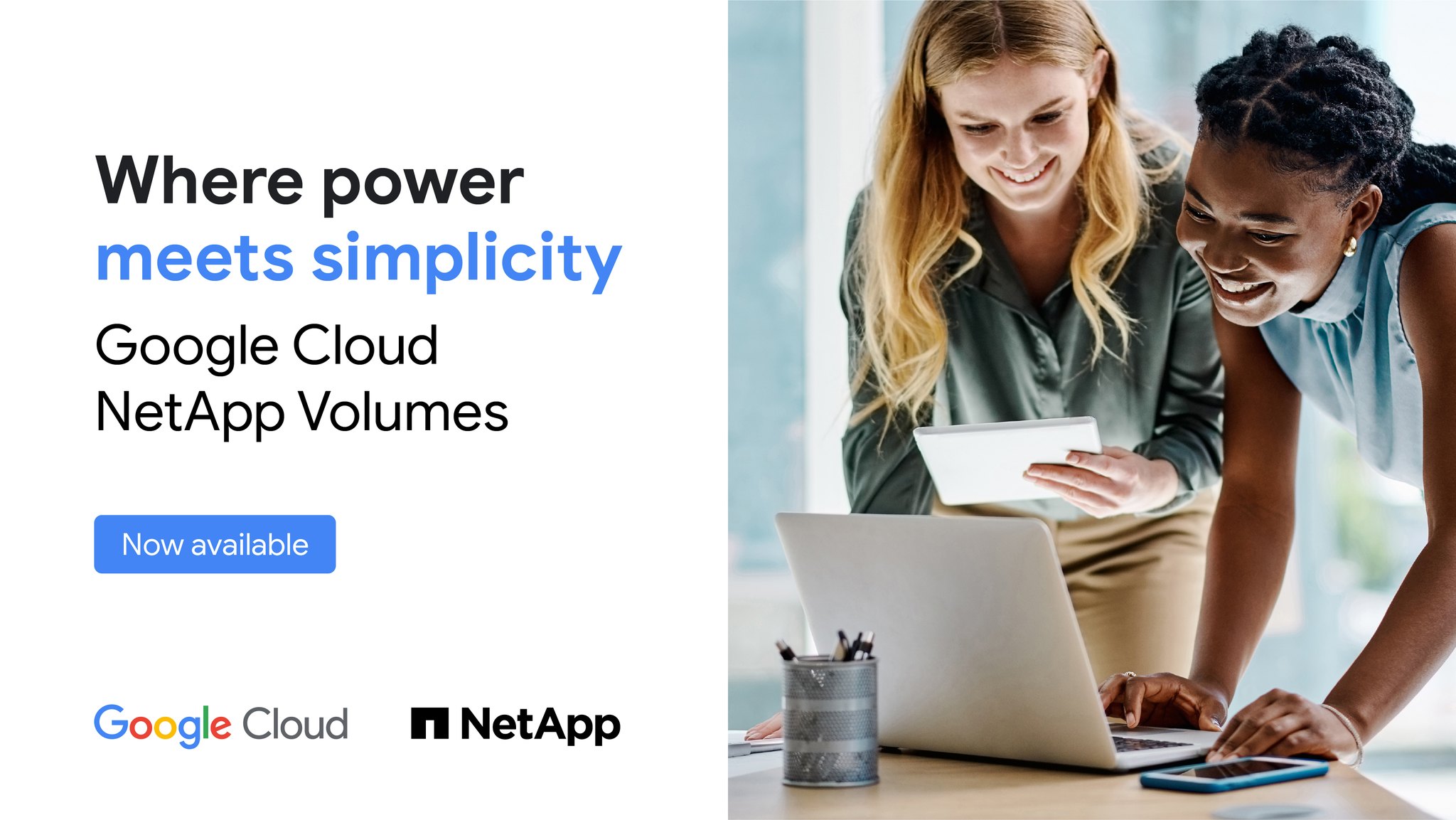 NetApp EMEA - NEW Google Cloud NetApp Volumes first-party... | Facebook