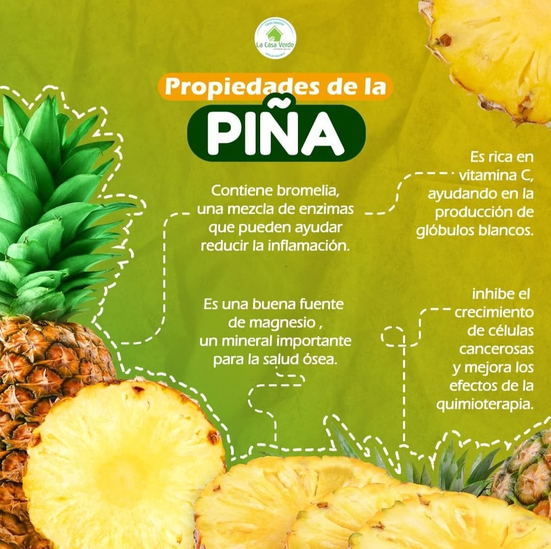 Sabías que comer piña después... - La casa verde santa marta | Facebook