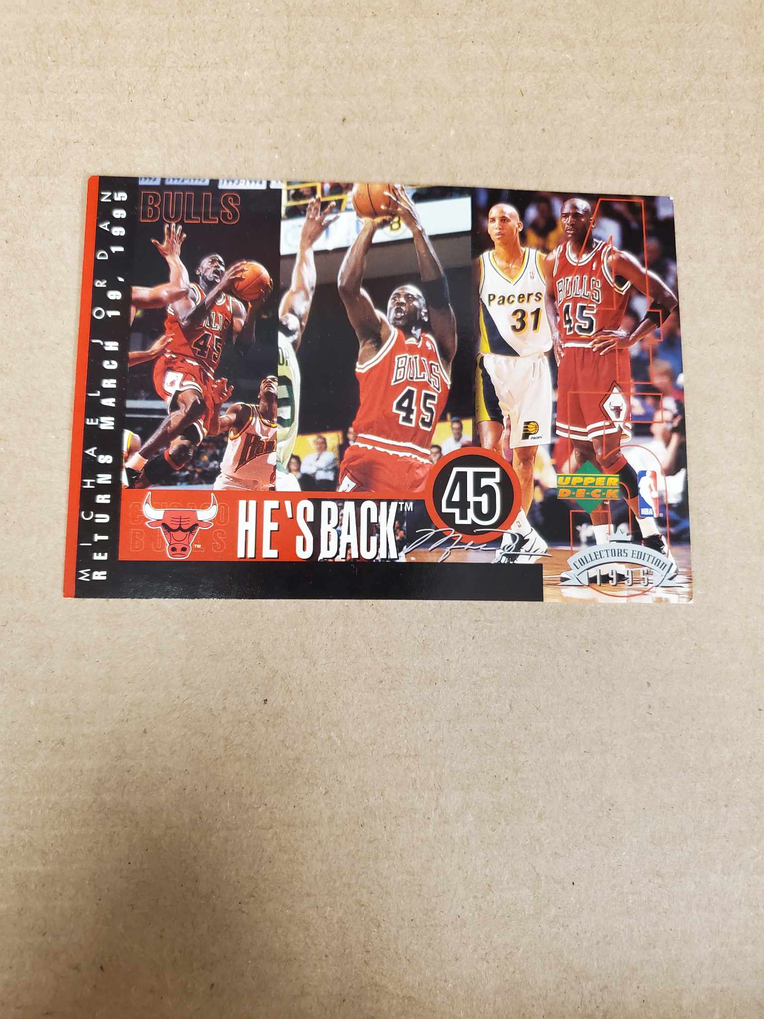 1995 Upper Deck Jordan 