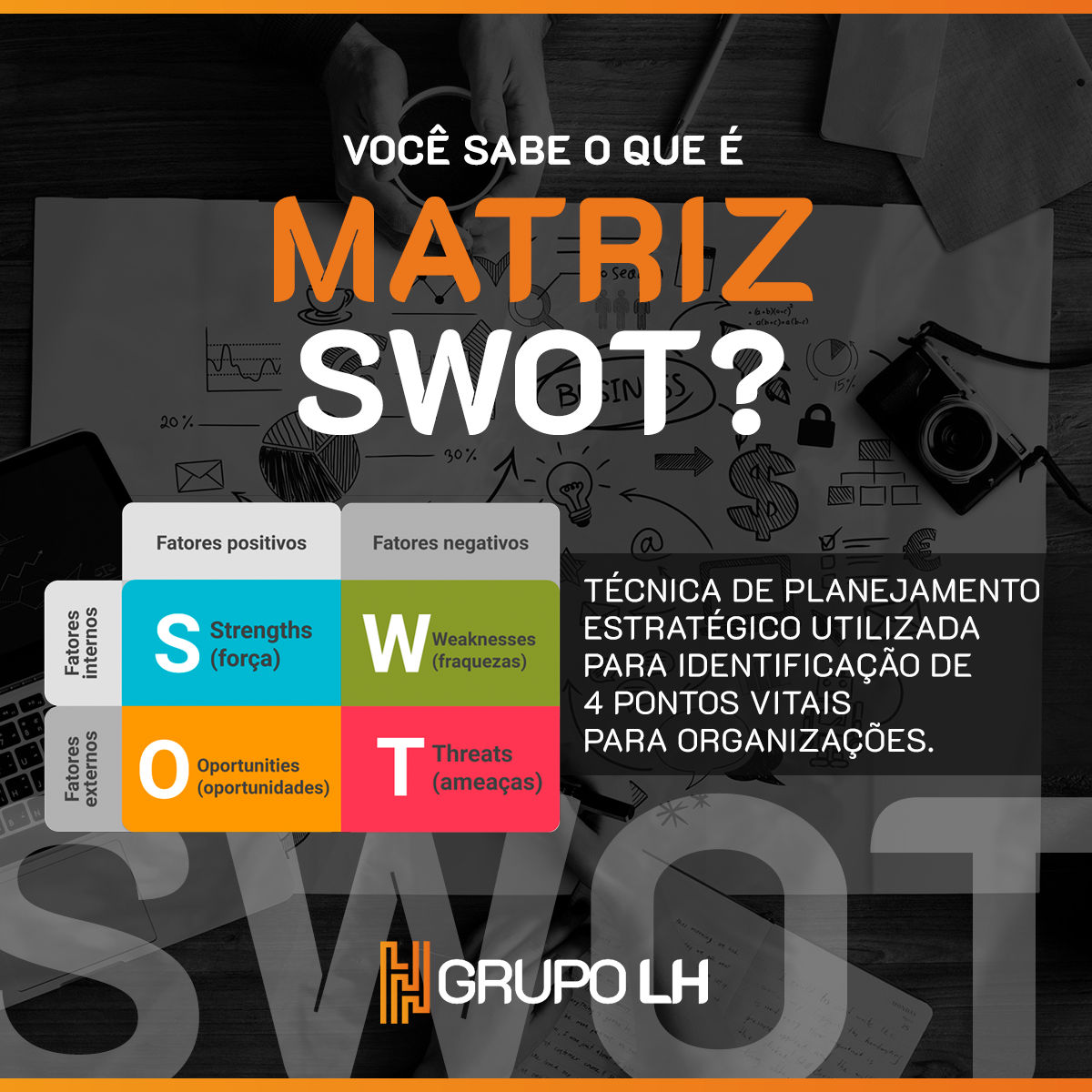 Grupo LH - Matriz (ou Análise) SWOT consiste numa técnica de ...