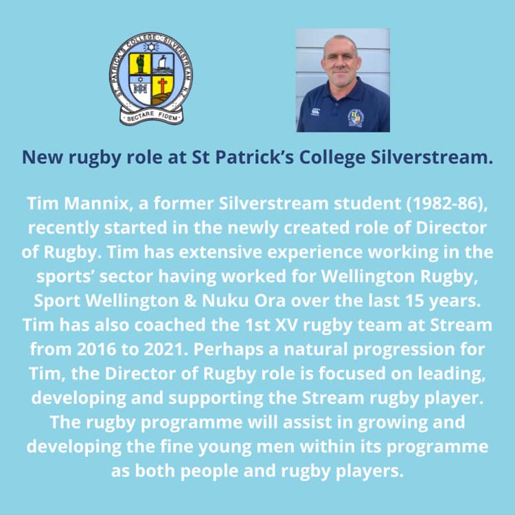 Congratulat... - St Patrick's College, Silverstream Foundation