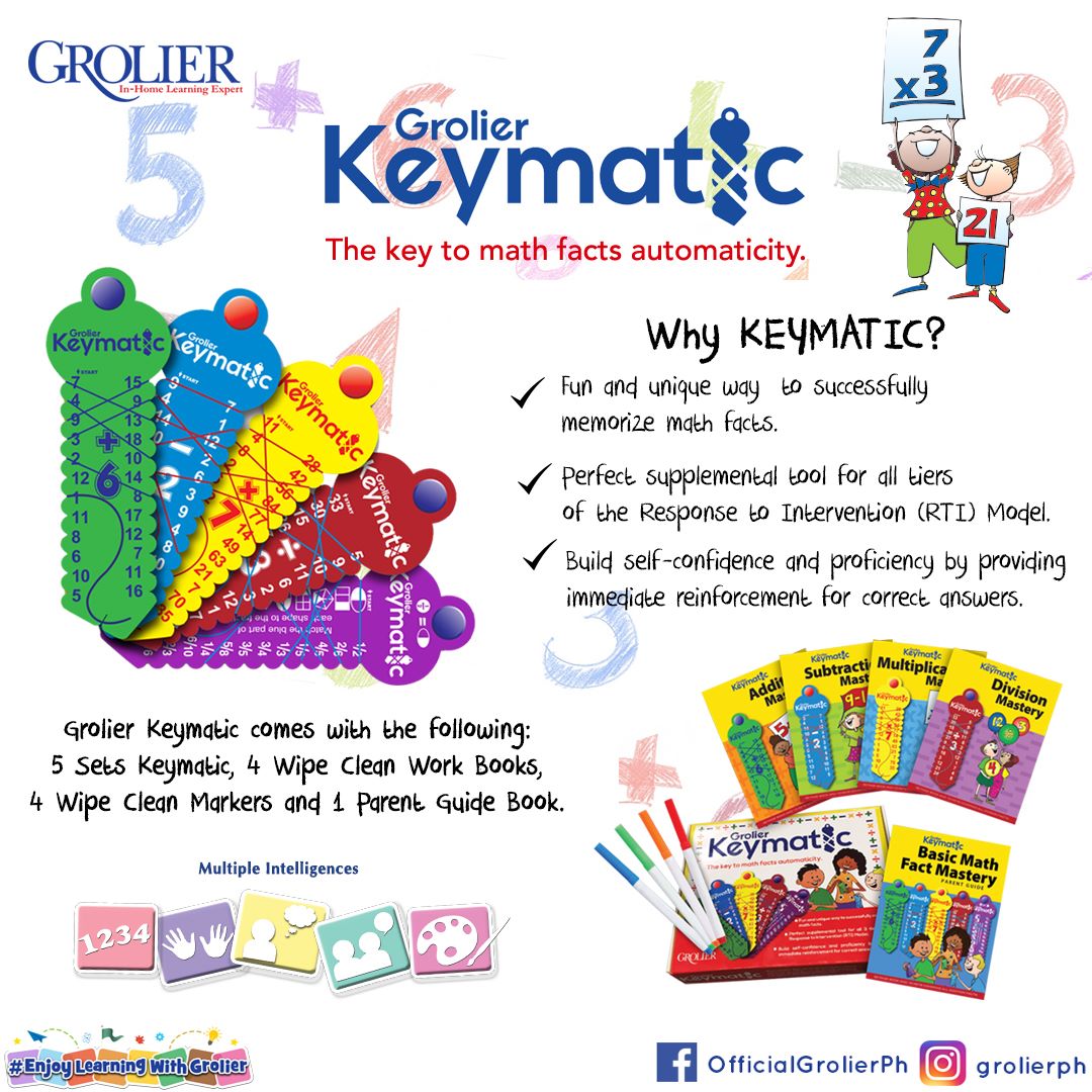 Grolier PH - Let your child memorize math facts* on a fun...