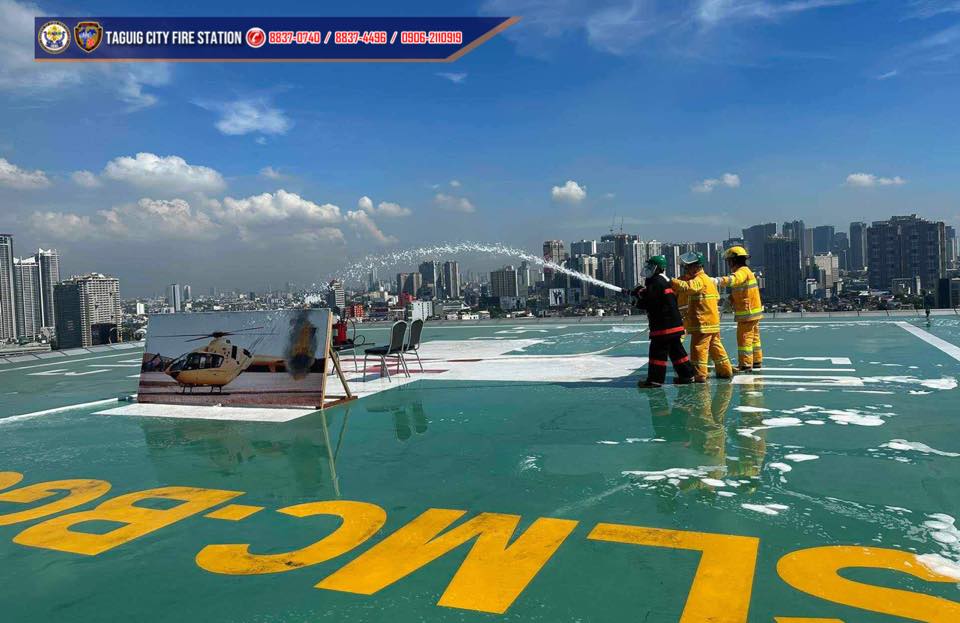 BFP - IN PHOTOS || Fire Evacuation Drill at St. Lukes Medical City ...