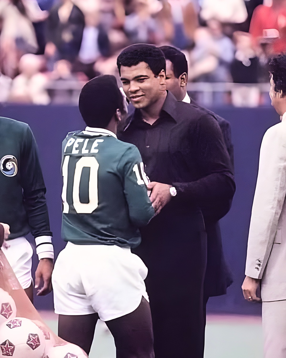 I was at the Meadowlands for Pele's farewell game in 1977