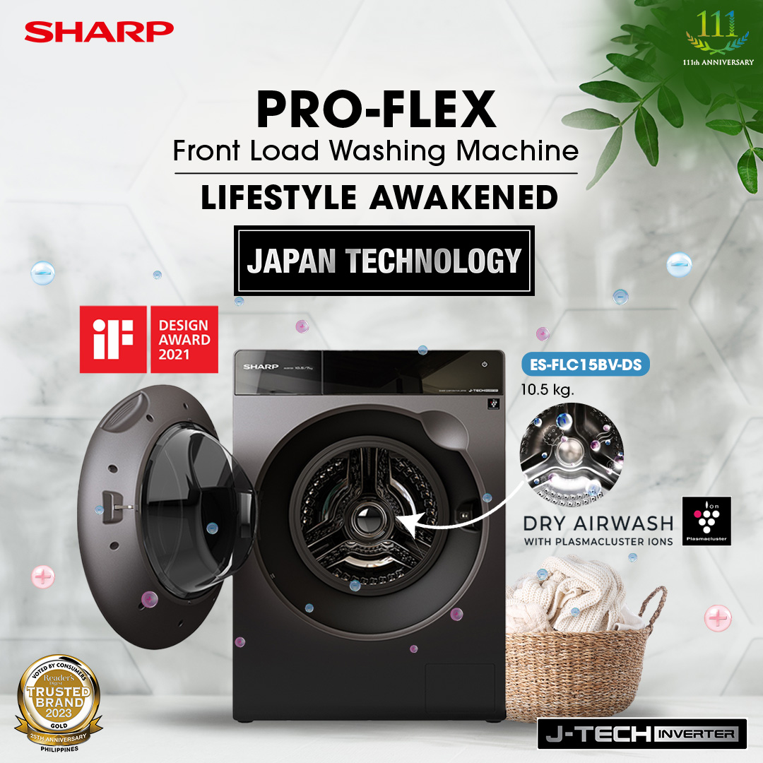 Sharp - Fully Automatic Front Load Washing Machine Introducing the all ...