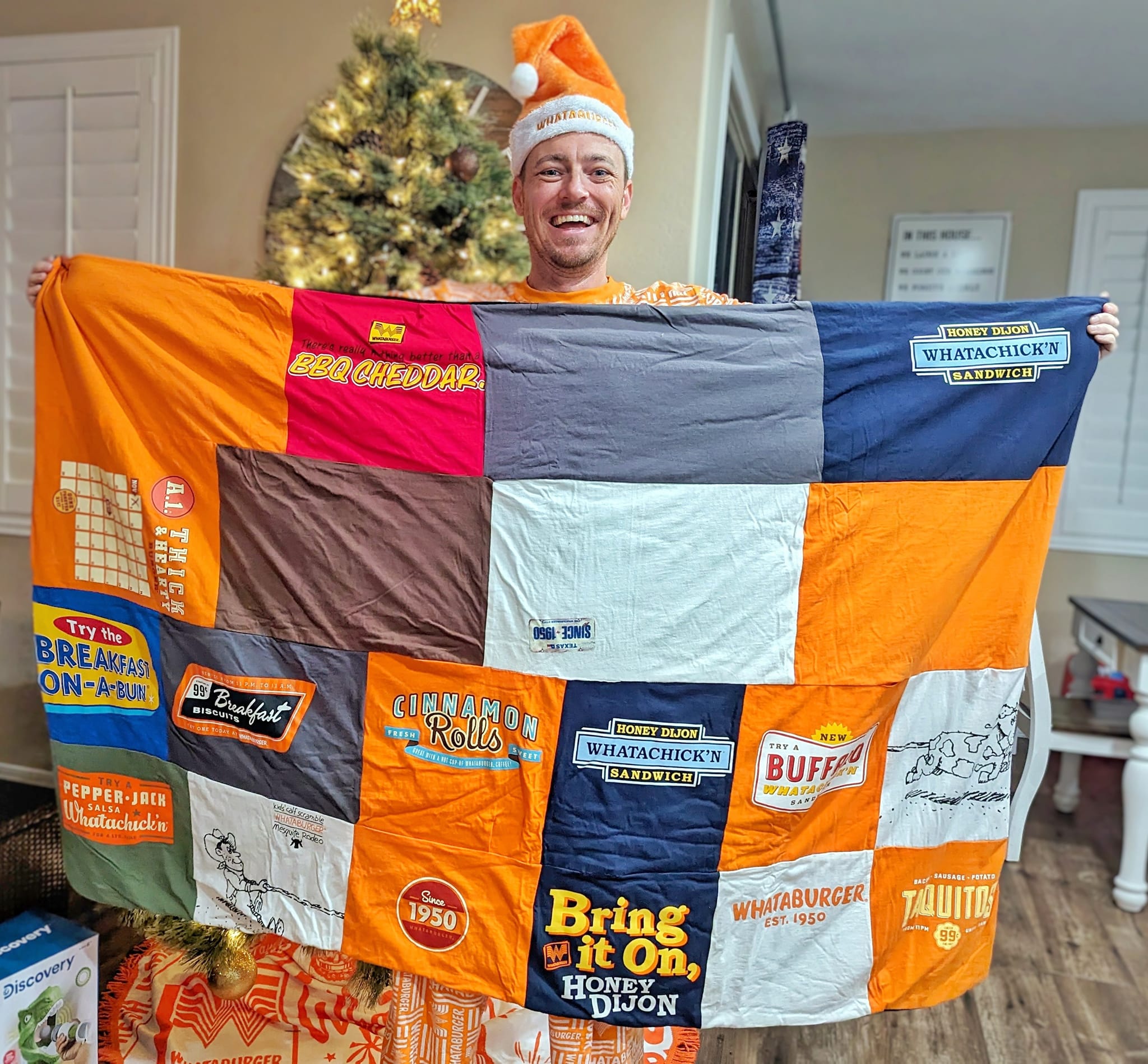 Whataquilt out of employee shirts! ?