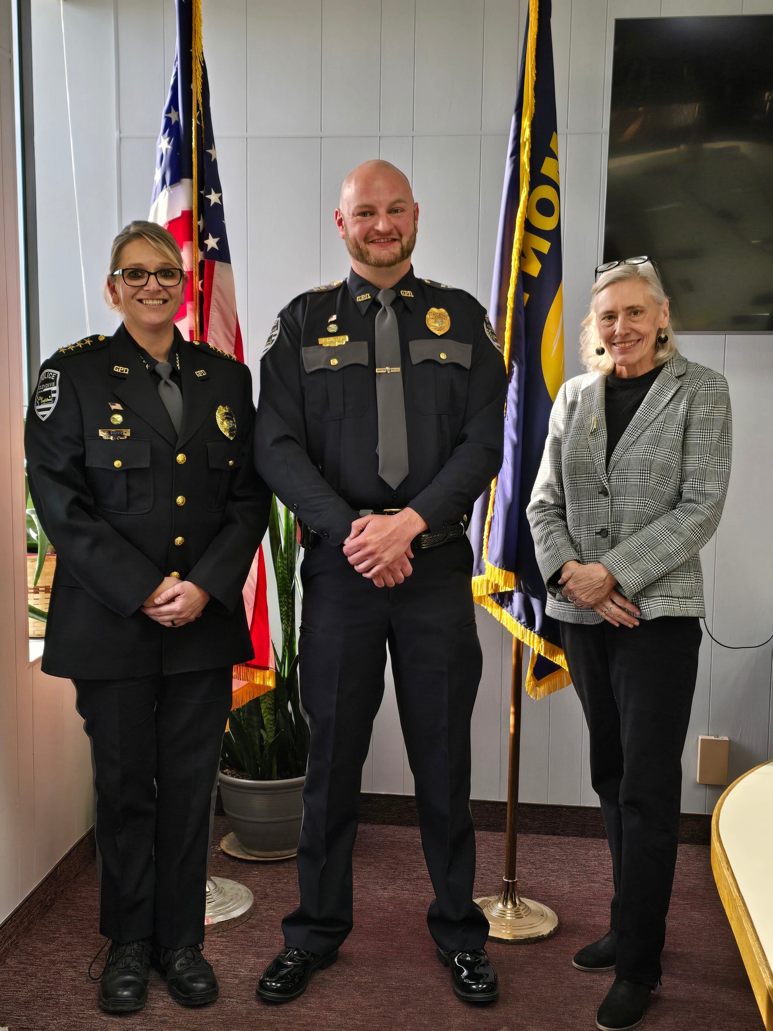 Glendive - Chief Katie Mills, Captain Logan Dutton, Mayor Deb Dion ...