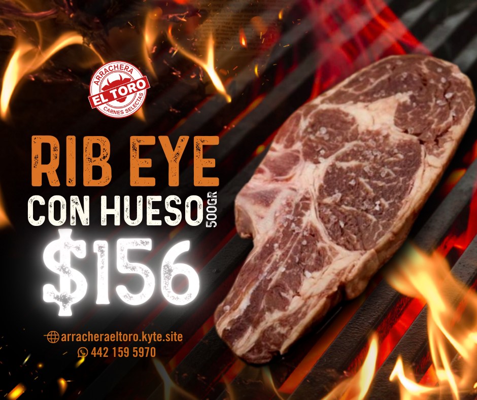 🥩 RIB EYE 🥩 Ese corte con hueso... - Arrachera 