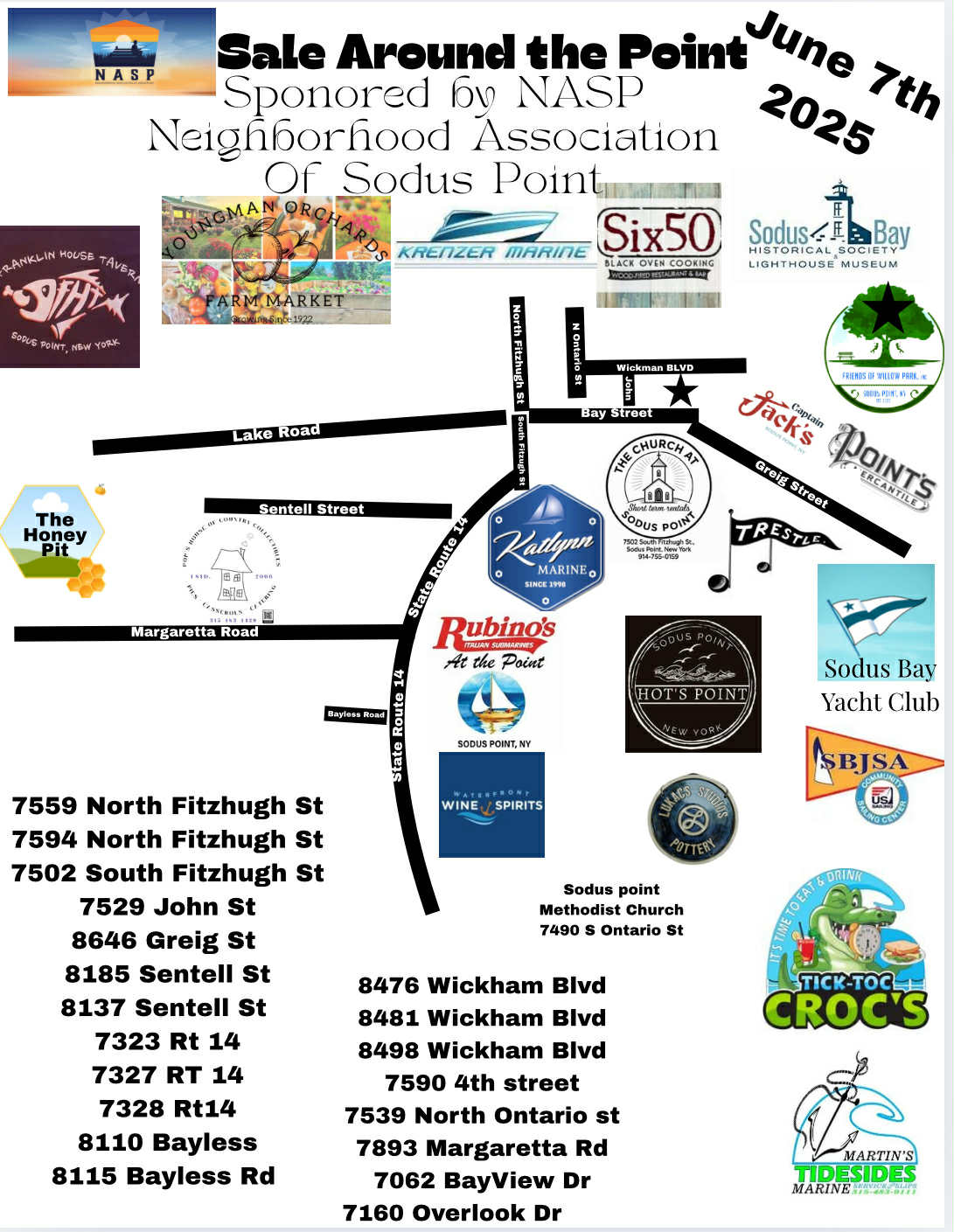 This Saturday!!Neighborhood... - Village of Sodus Point | Facebook
