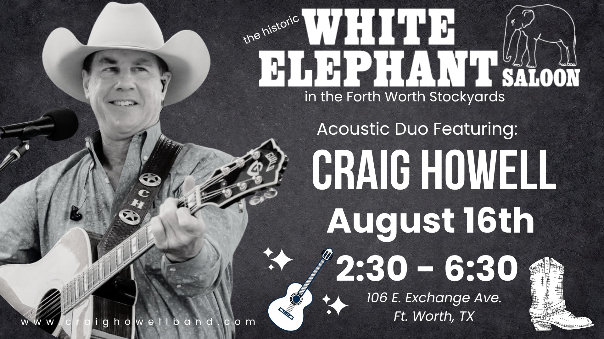 Craig Howell @ the White Elephant Saloon