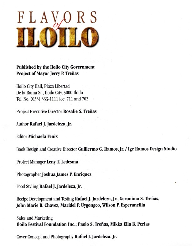 MEET THE TEAM Flavors of Iloilo... - Iloilo City Government