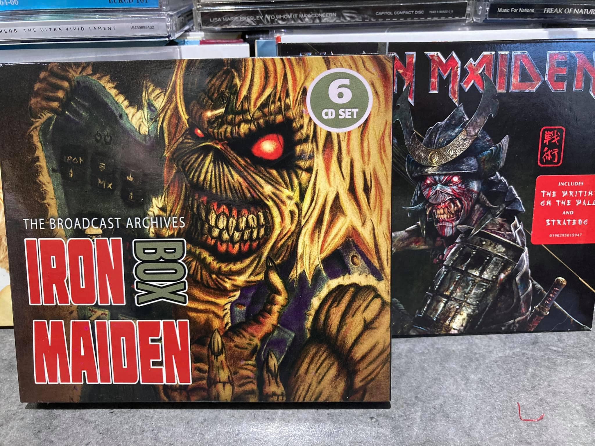 Iron Maiden 6-disc CD box set with live tracks and rarities