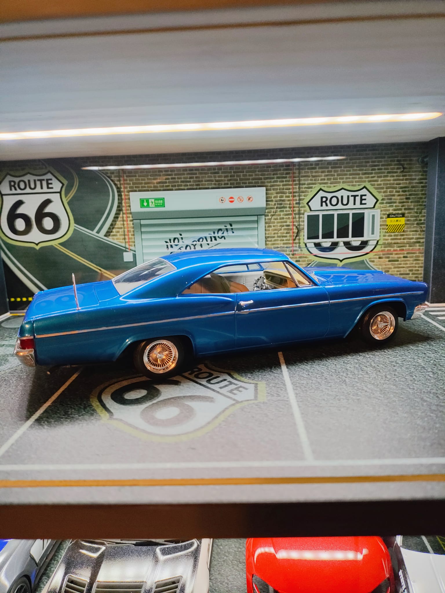 Revell 66 Impala lowrider gets solid color repaint