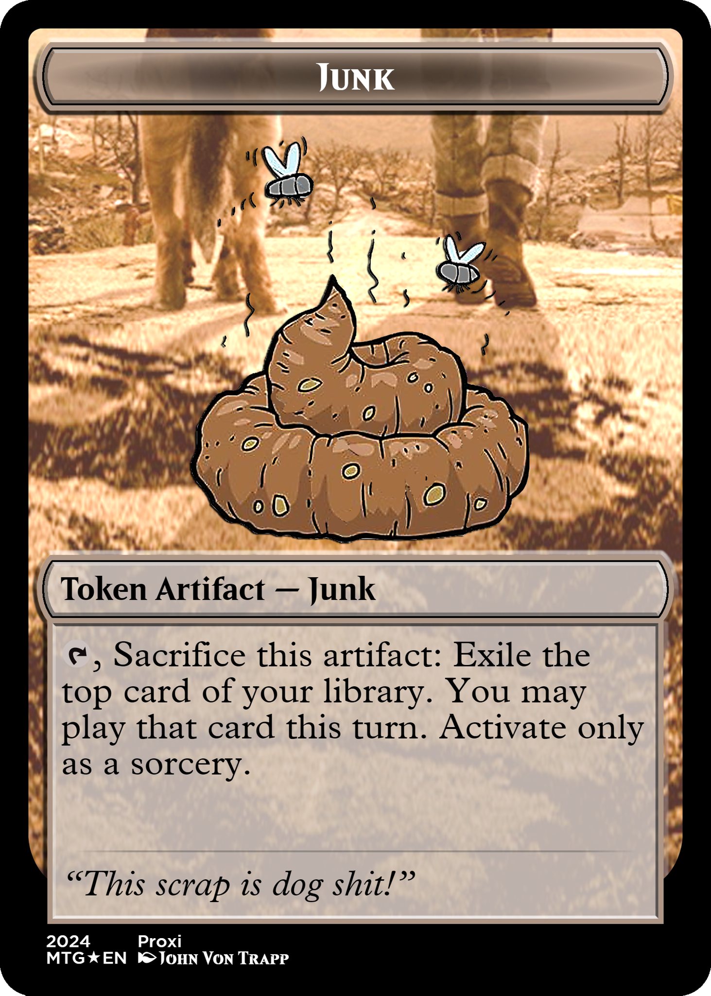 junk token cards mtg Stainless Steel Junk custom token for Magic Junk - MTG Wiki