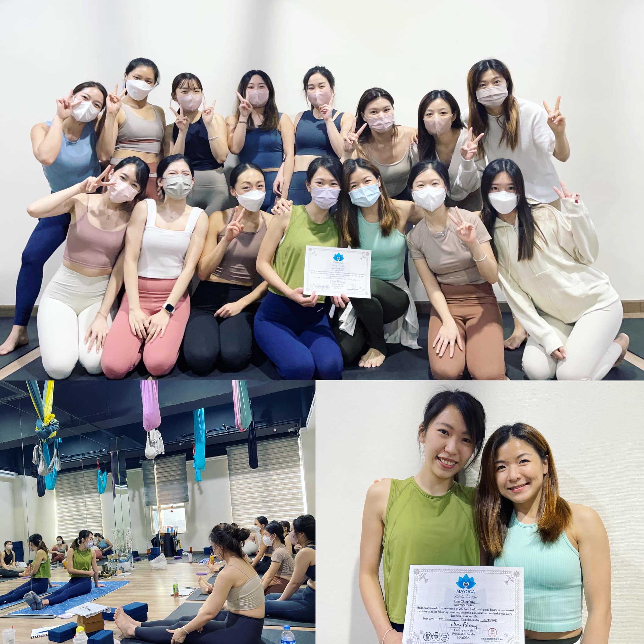 Mayoga - Congratulations完成了RYT200 🥳🥳 準備充足又淡定，計劃周詳超細心嘅老師👩‍🏫...