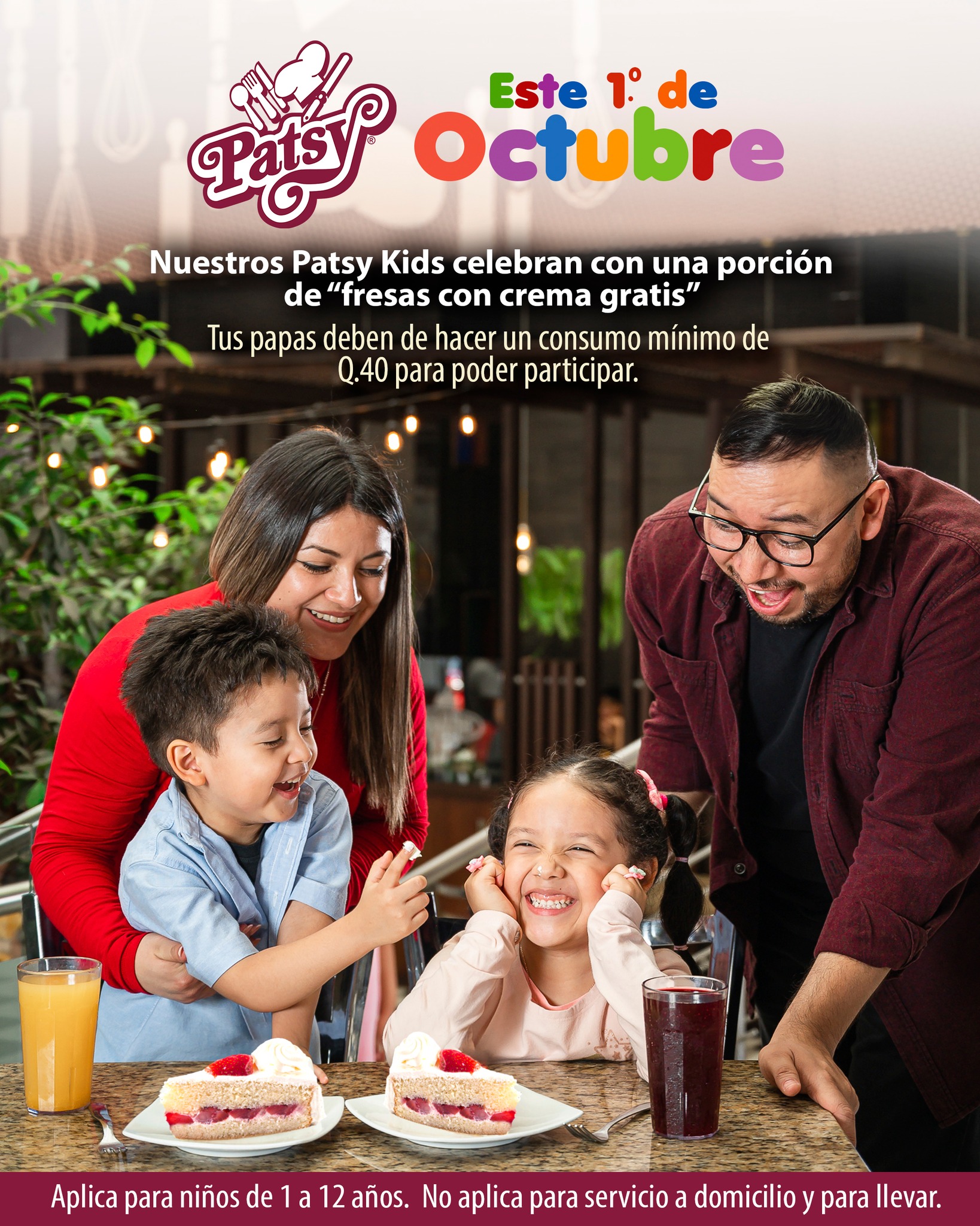 Patsy - 🎉🍰 ¡Este domingo 1 de octubre, te invitamos a celebrar el Día ...