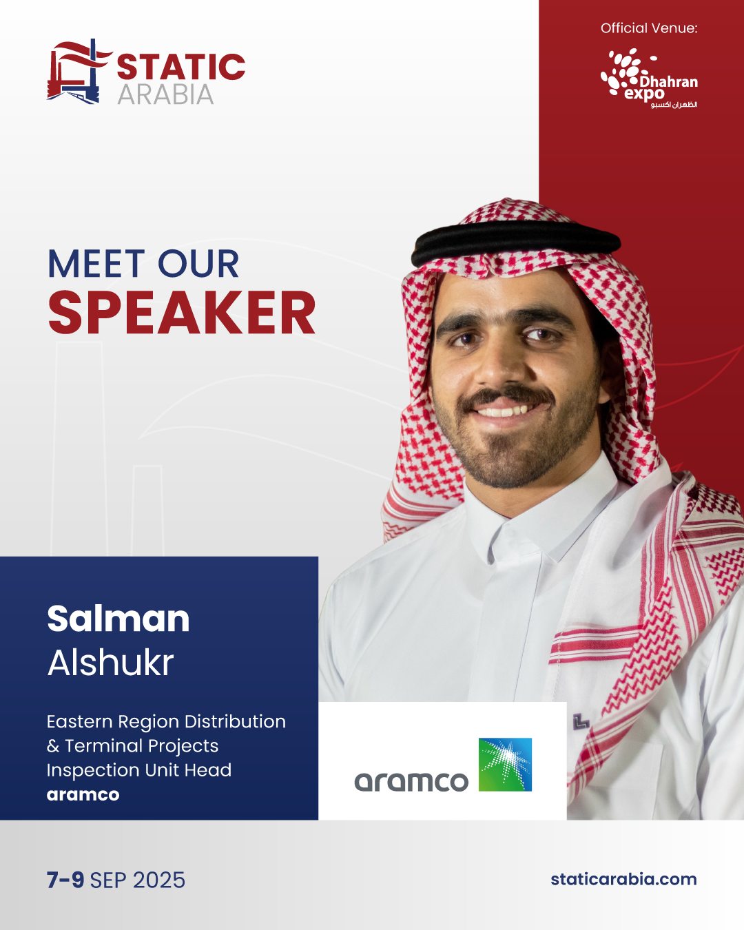 STATIC - We are honored to welcome Salman Alshukr, Eastern Region ...