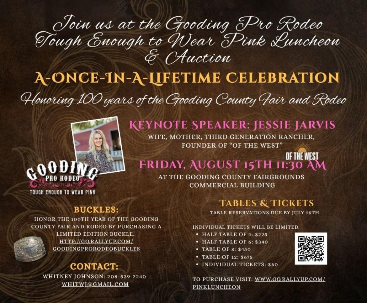 Gooding Pro Rodeo Tough Enough to Wear Pink