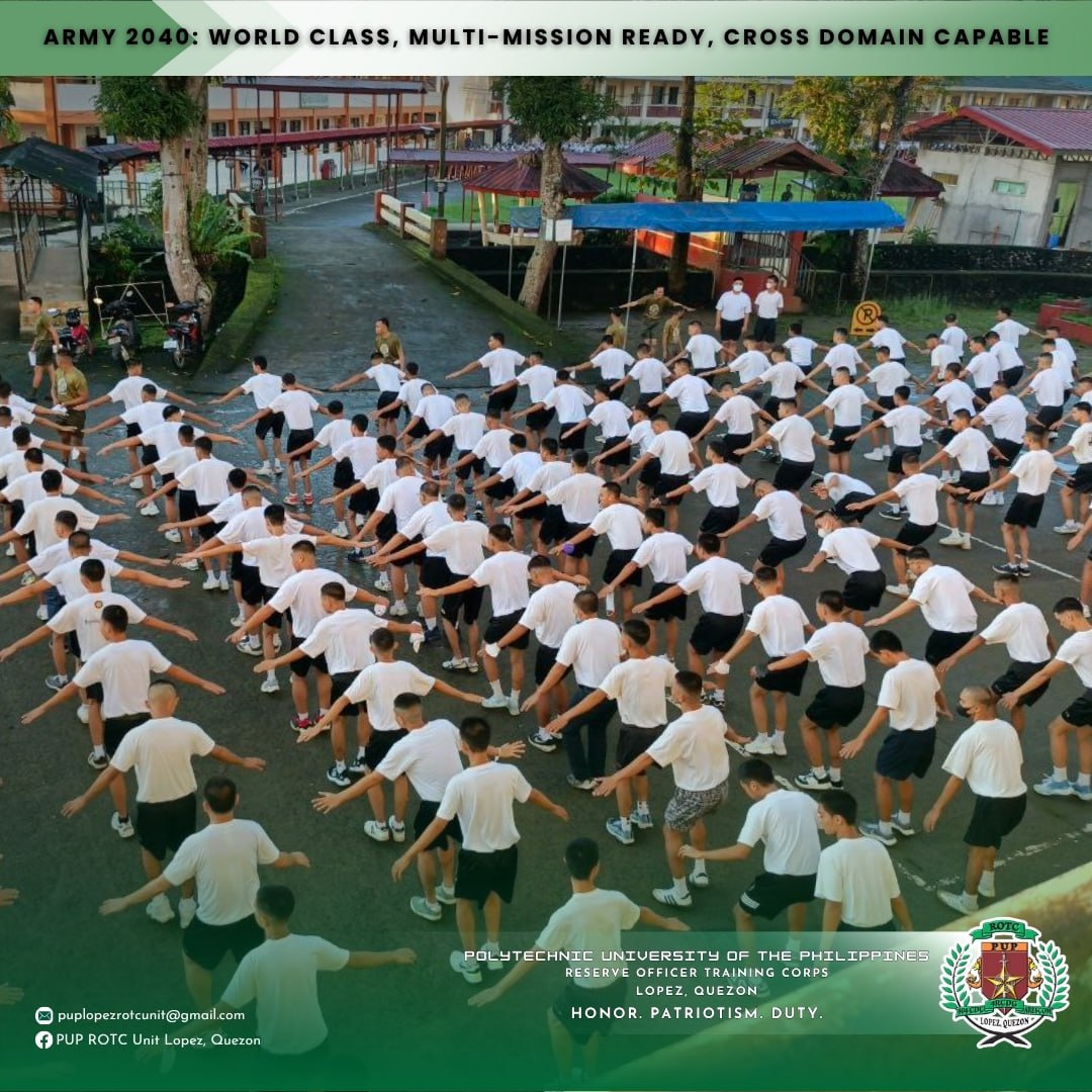 PUP ROTC Unit Lopez, Quezon... - PUP ROTC Unit Lopez, Quezon