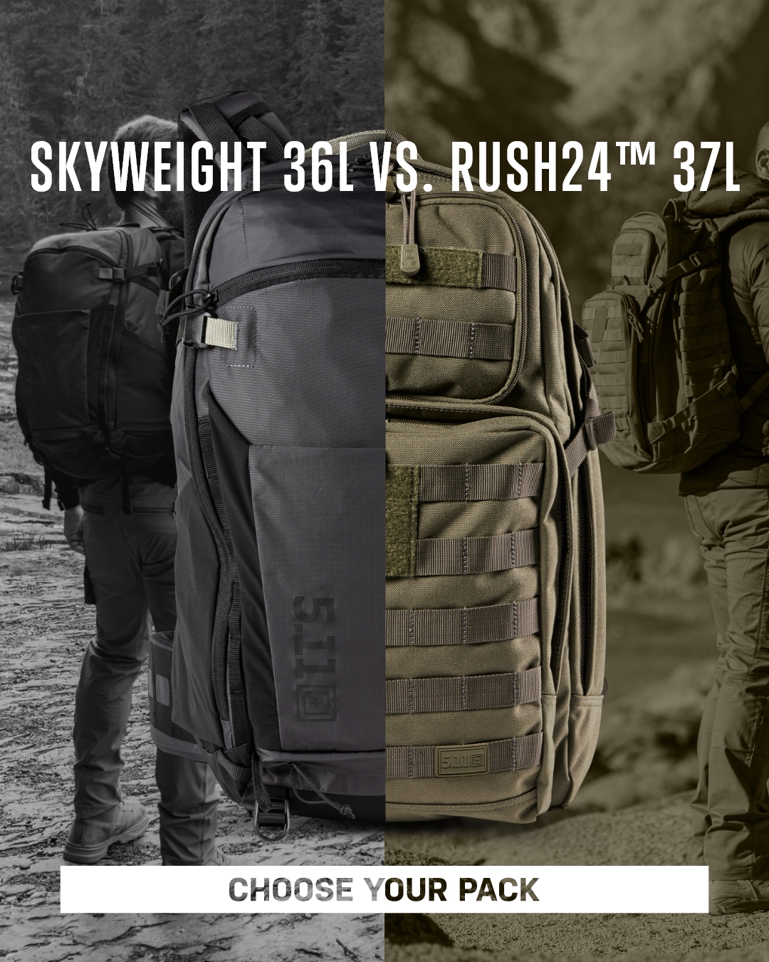 5.11 tactical backpack hiking RUSH100 L/XL / Ranger Green the CloudStryke Pack 18L will help you cover more miles without weighing you down 5.11: Backpacks