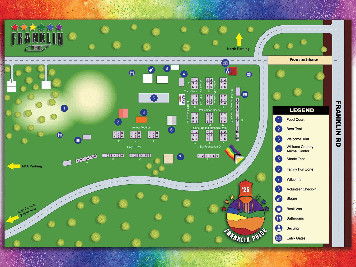 Franklin - Here’s the official #FranklinPride2025 map! Head to our ...