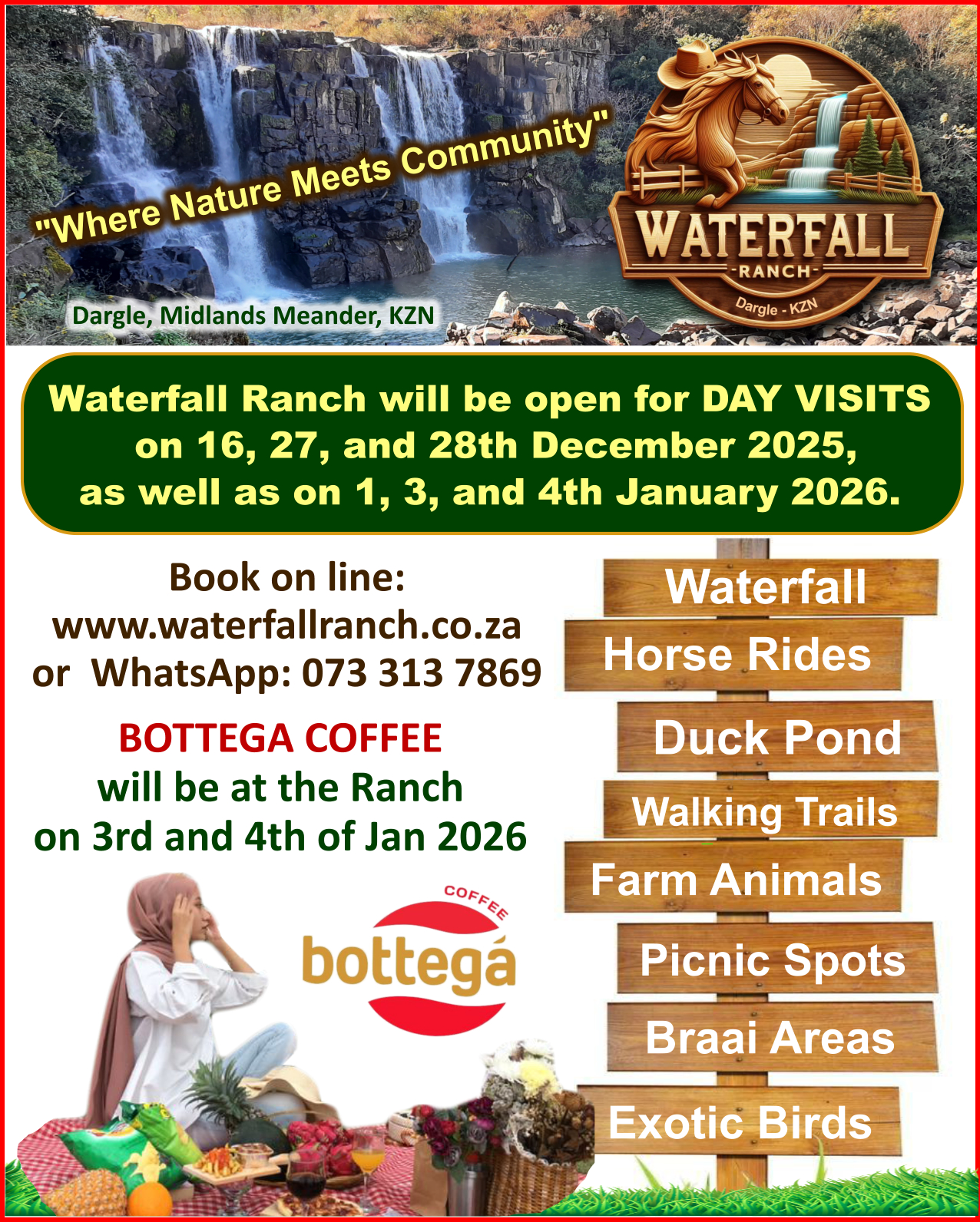 Waterfall RANCH Meander | Nottingham Road