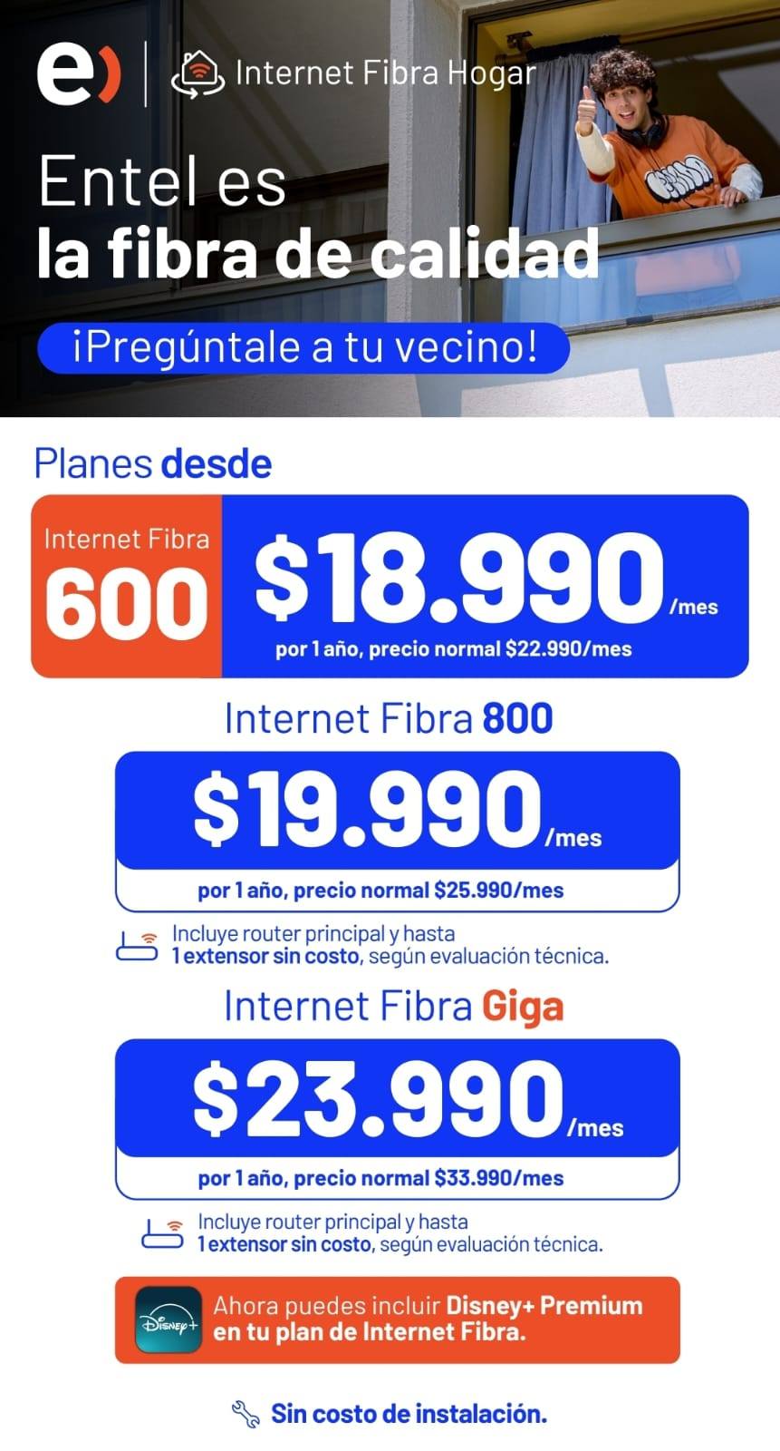 Distribuidor internet hogar | Santiago