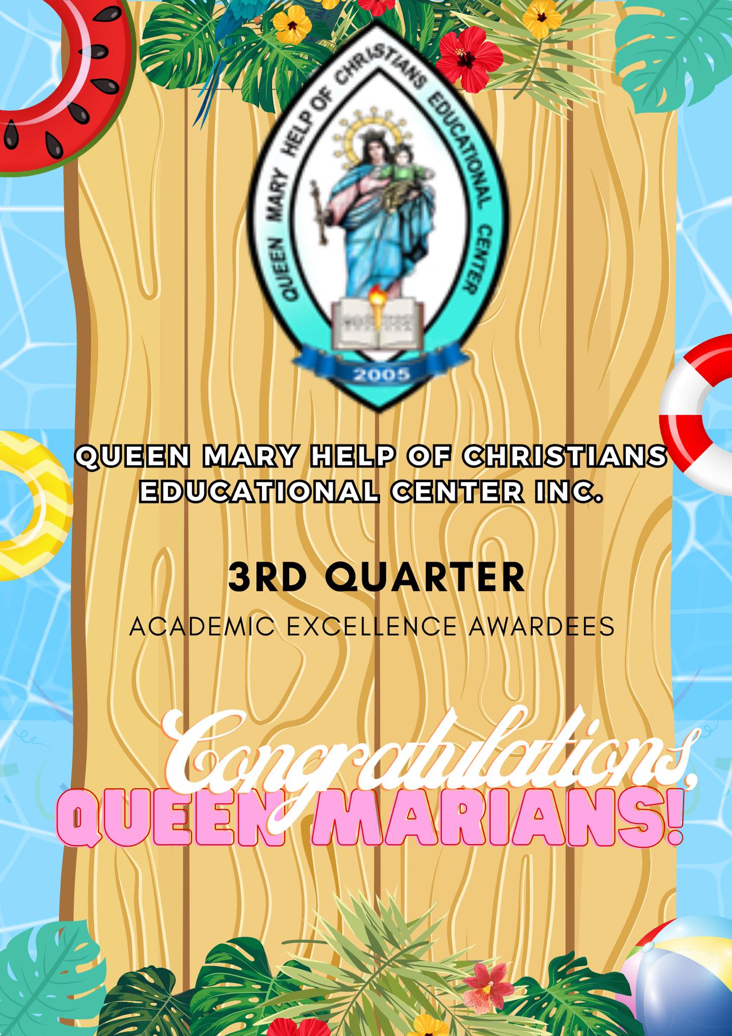 3rd... Queen Mary Help of Christians Educational Center Facebook