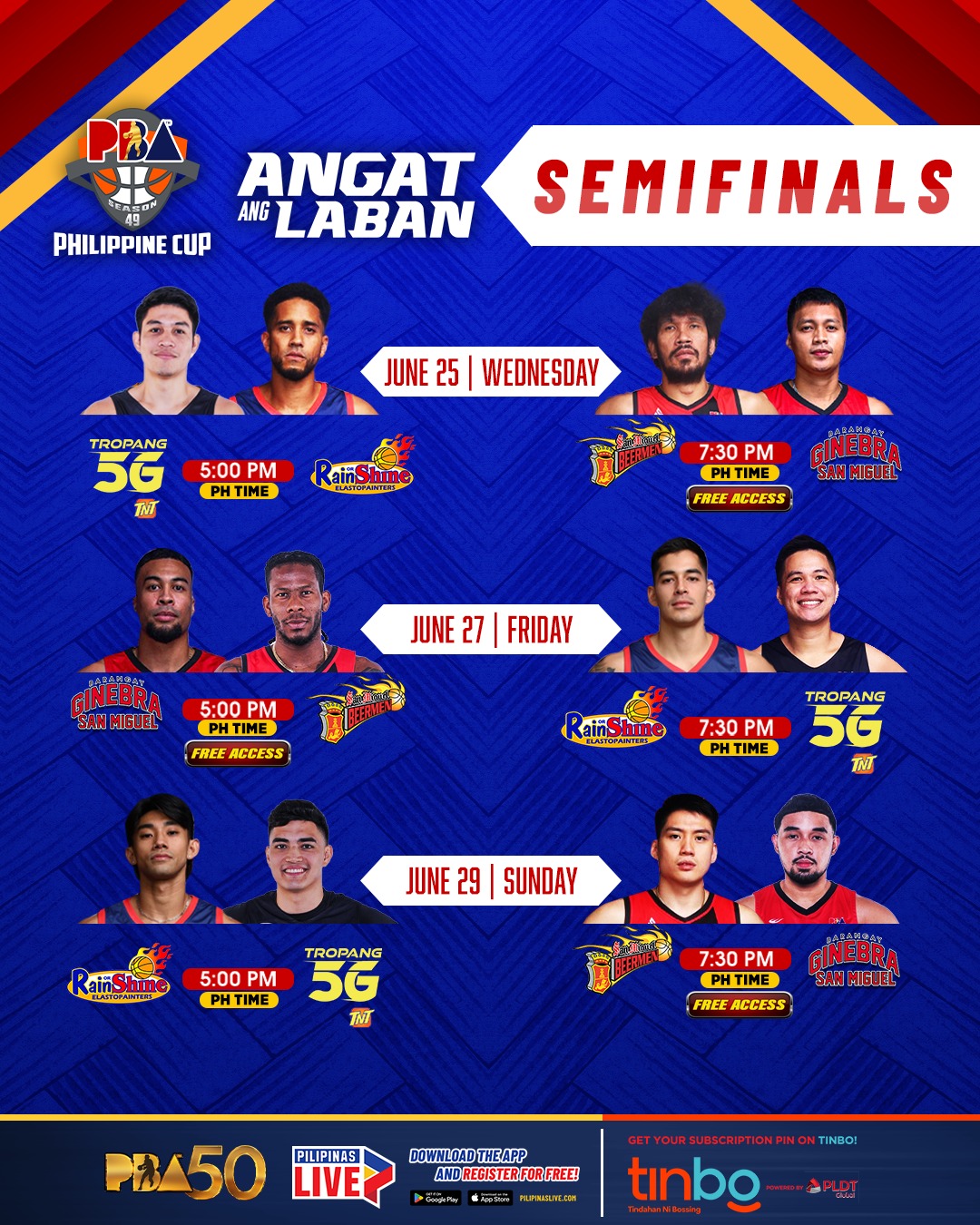 Pilipinas - It's an all-out war for a spot in the Finals! Don’t miss ...