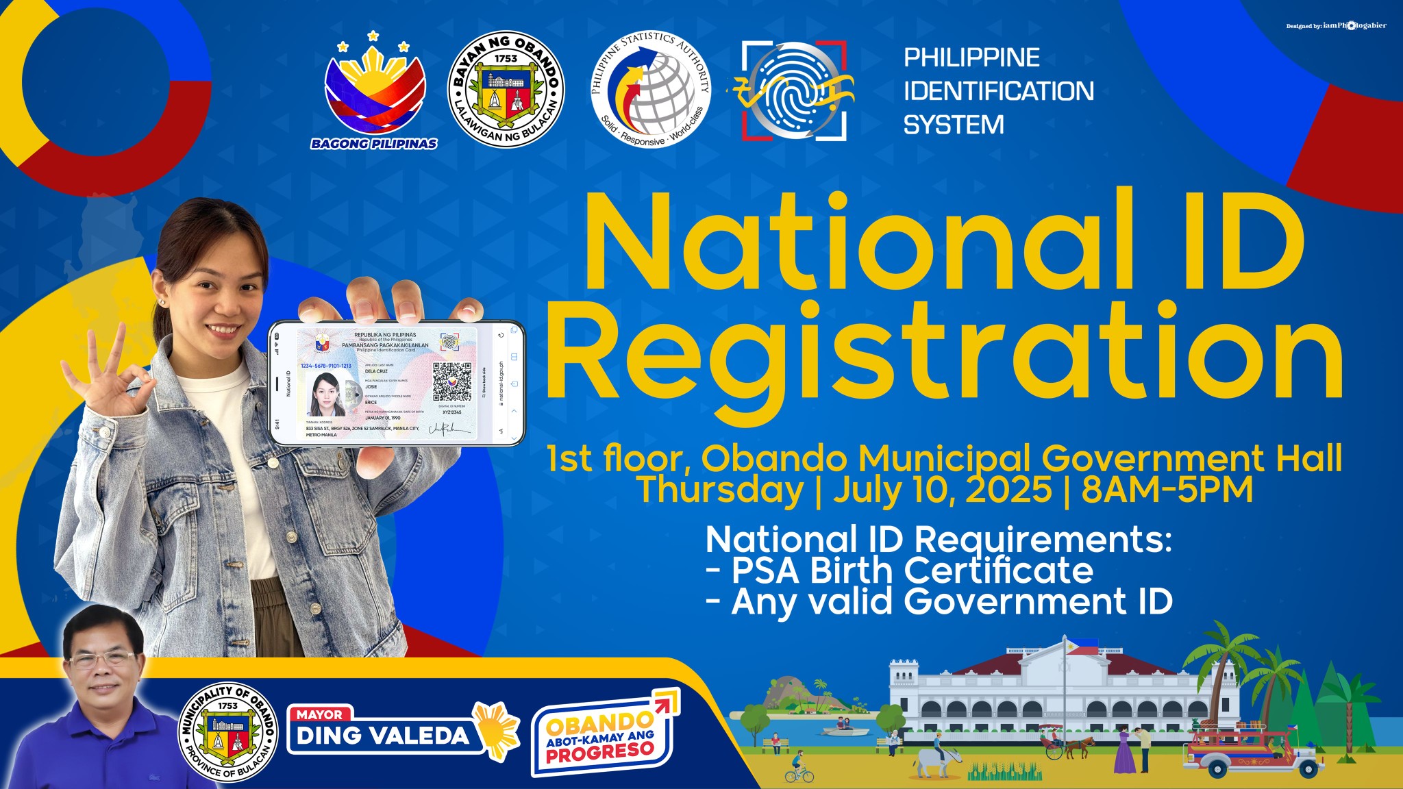 NATIONAL ID... - Municipal Government of Obando | Facebook